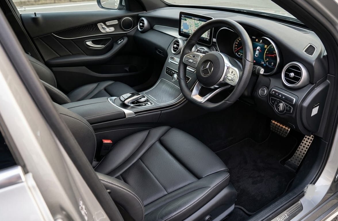 2020 Mercedes-Benz C-Class C220d Low Ed Sports + Pack, interior, dashboard and front seats