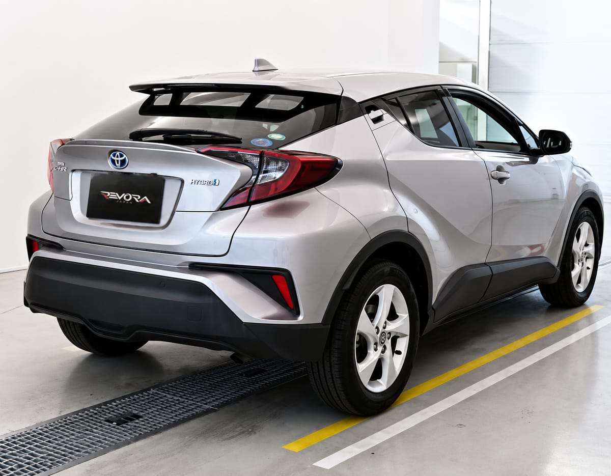 2019 Toyota C-HR S LED Package, rear three-quarter view