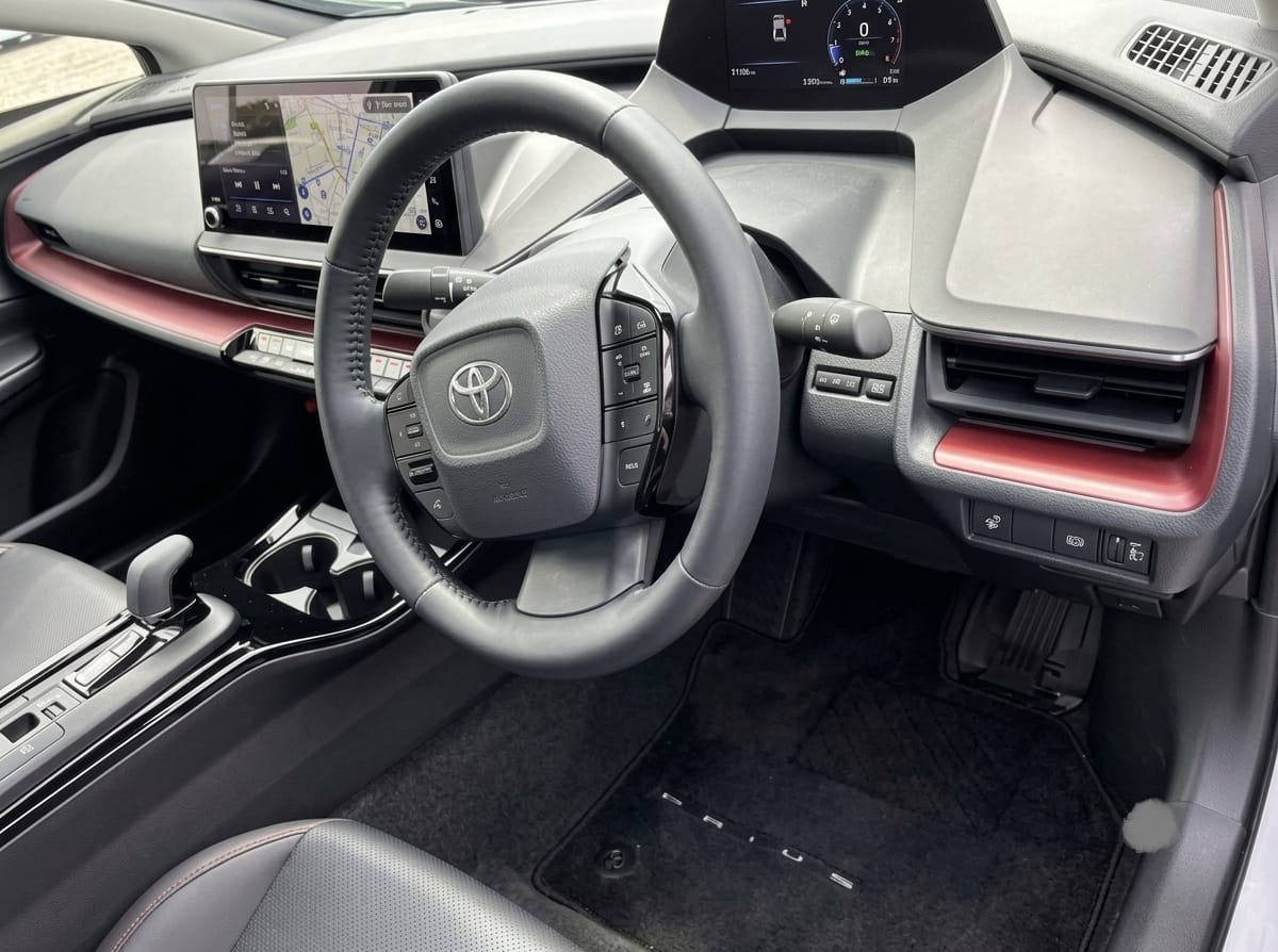2024 Toyota Prius G, interior, dashboard and front seats